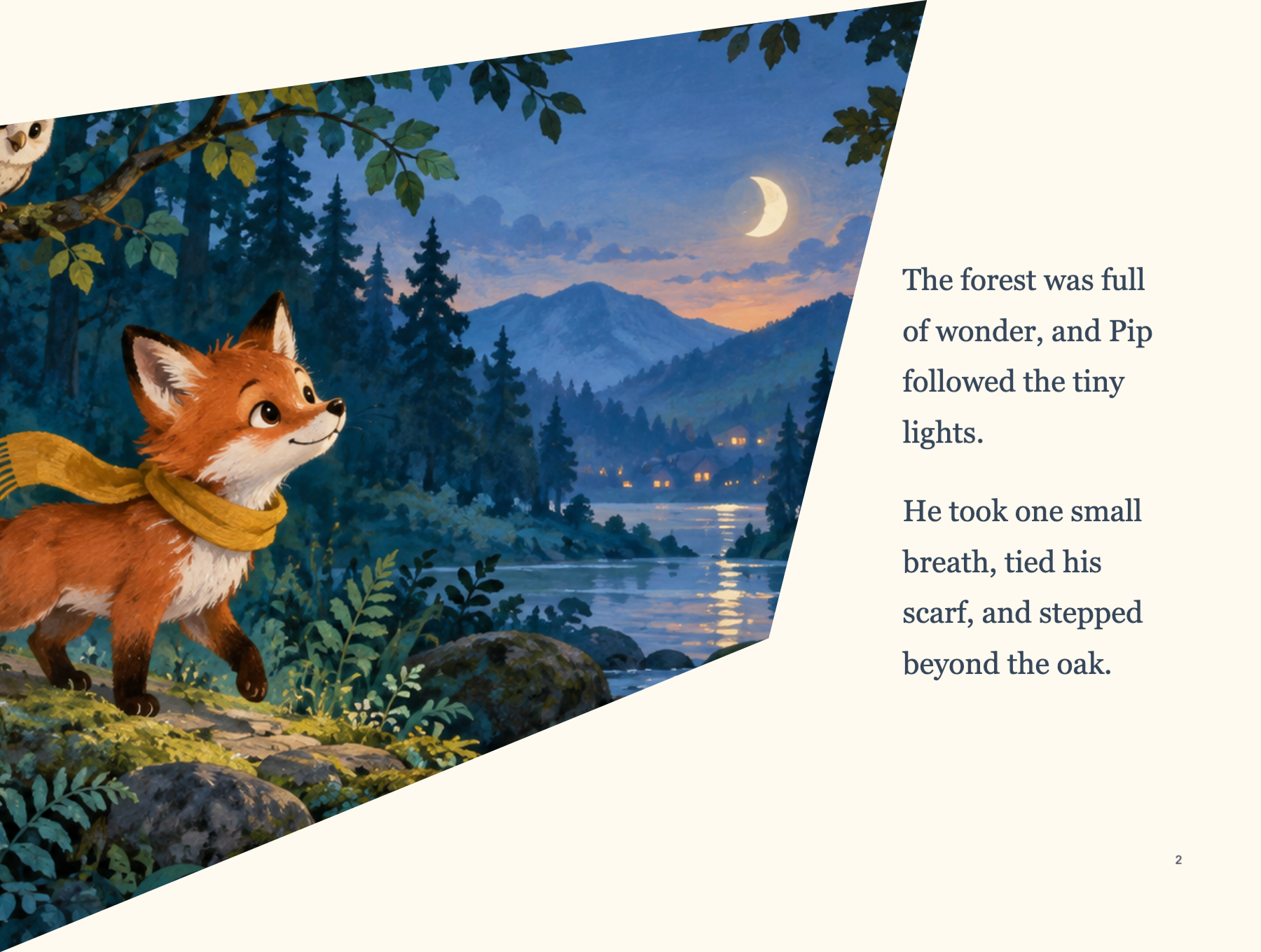 Angled / Diagonal template preview