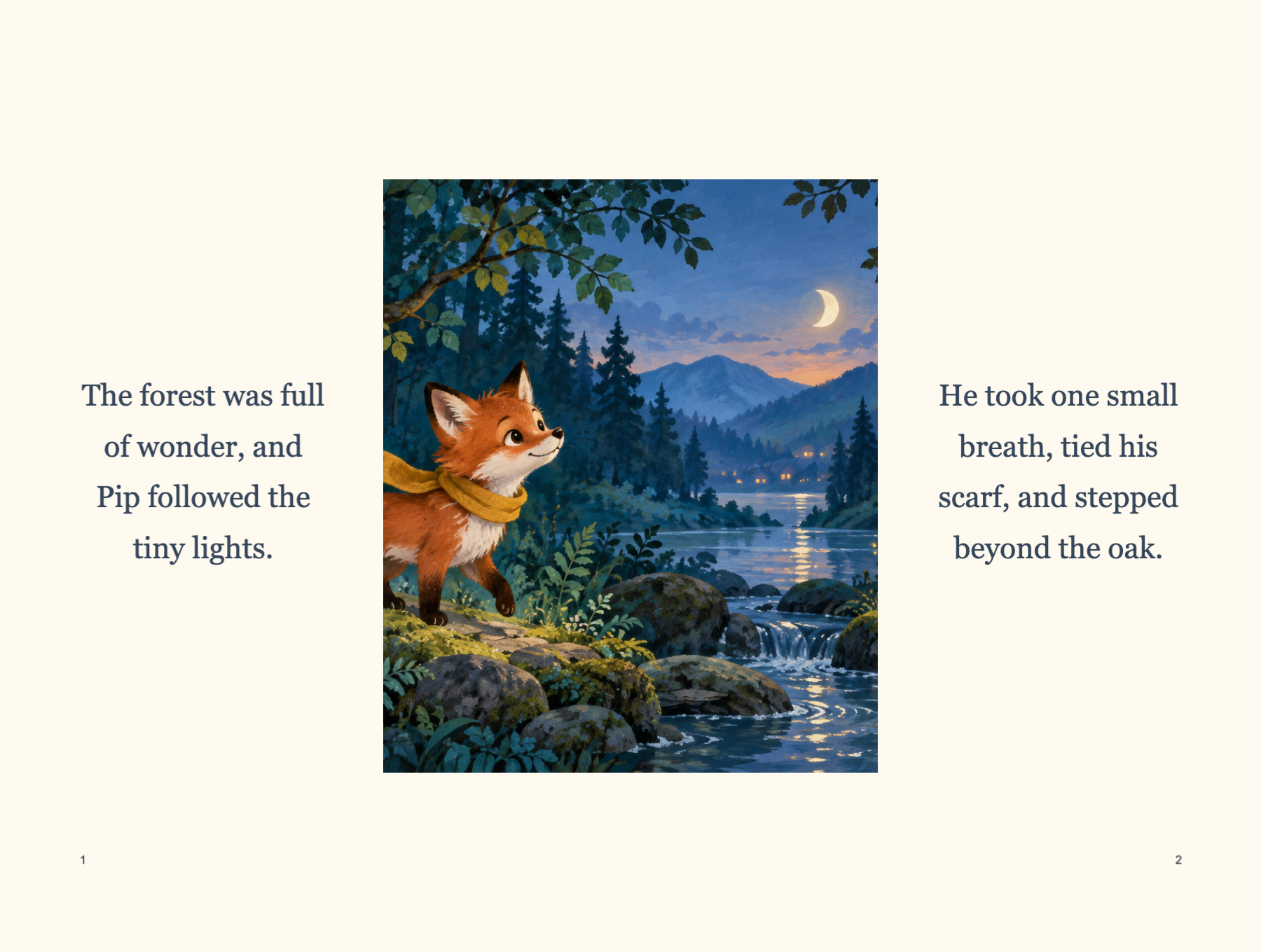 Split Center template preview