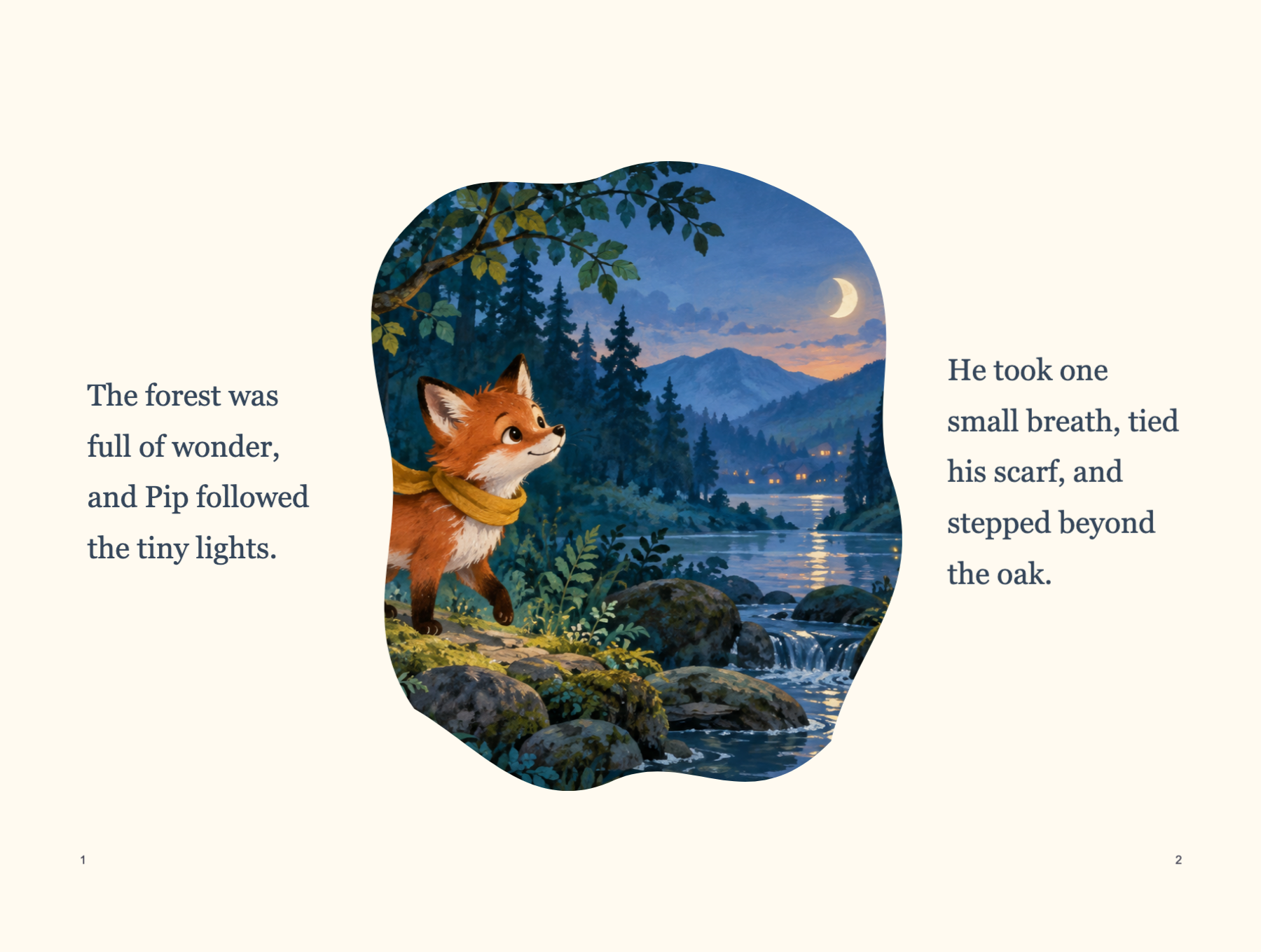 Watercolor Vignette template preview
