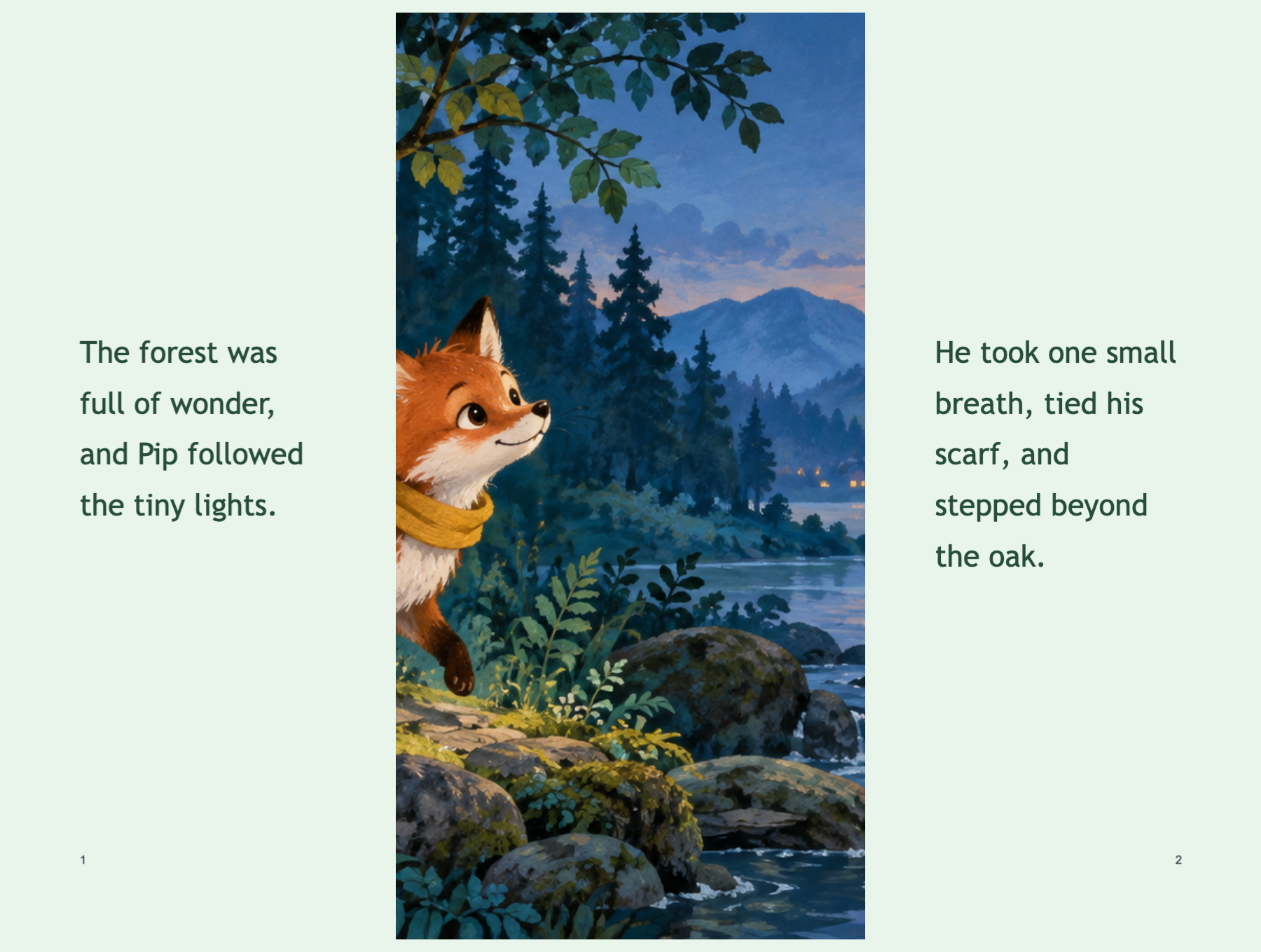 Little Explorers template preview