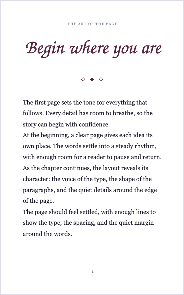 Midnight Vows template preview