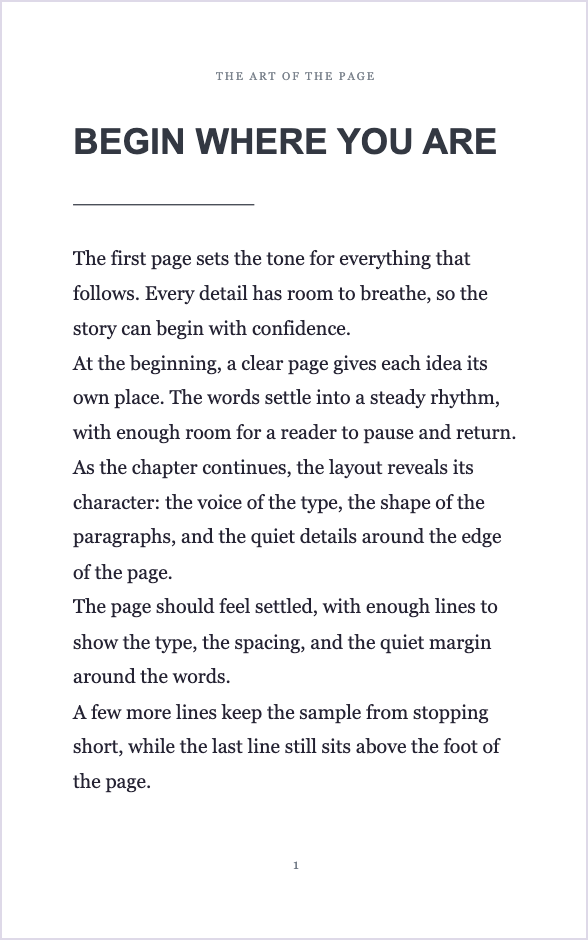 Shadow Line template preview