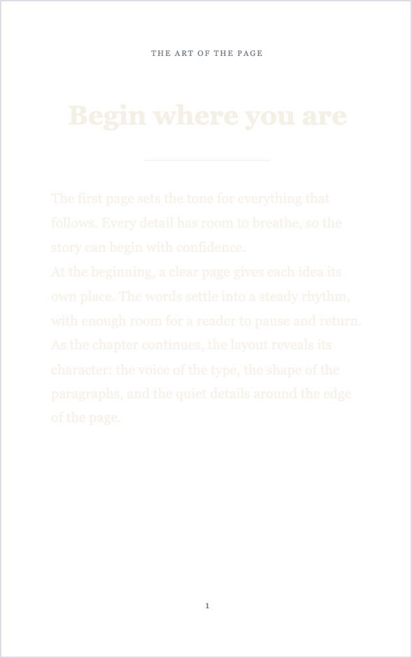 Dark / Moody template preview