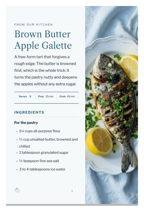 Coastal Catch template preview