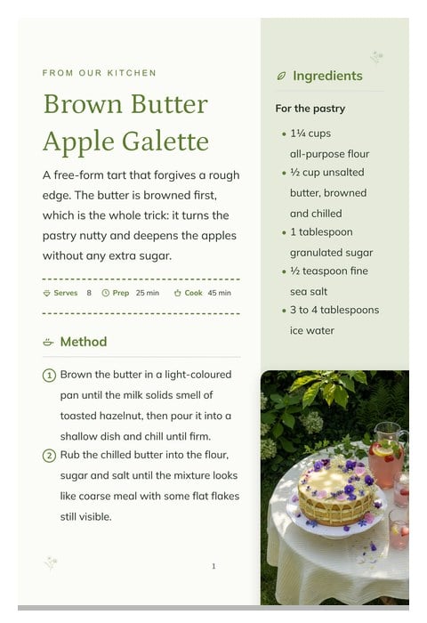 Garden Party template preview