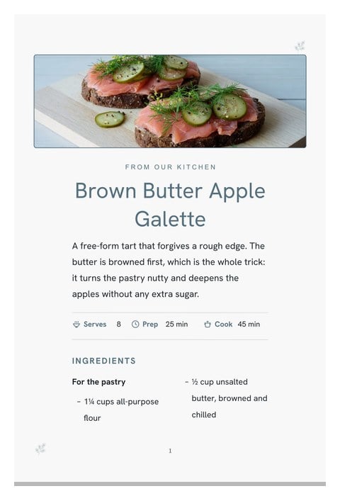 Nordic Pantry template preview
