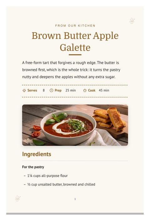Soup Season template preview