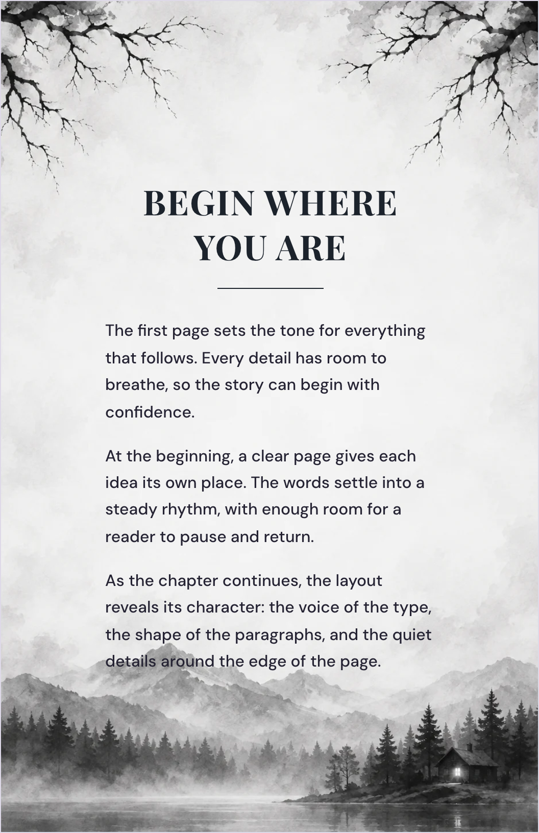 Dark & Dramatic template preview