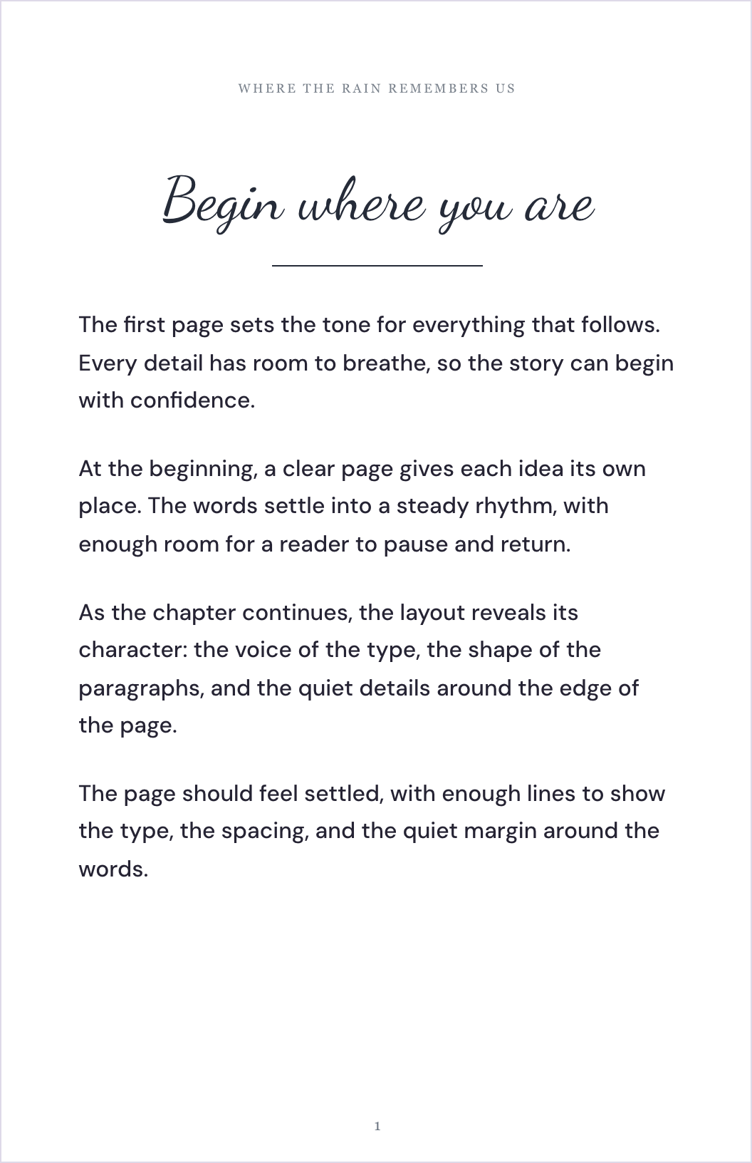 Handwritten Accent template preview